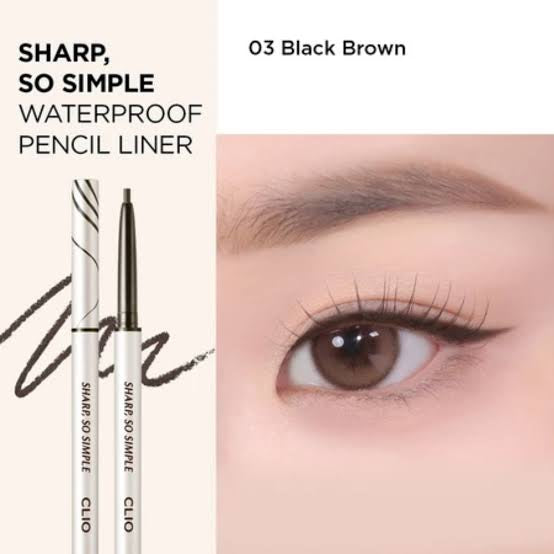 CLIO - Sharp, So Simple Waterproof Pencil Liner 03 Black Brown