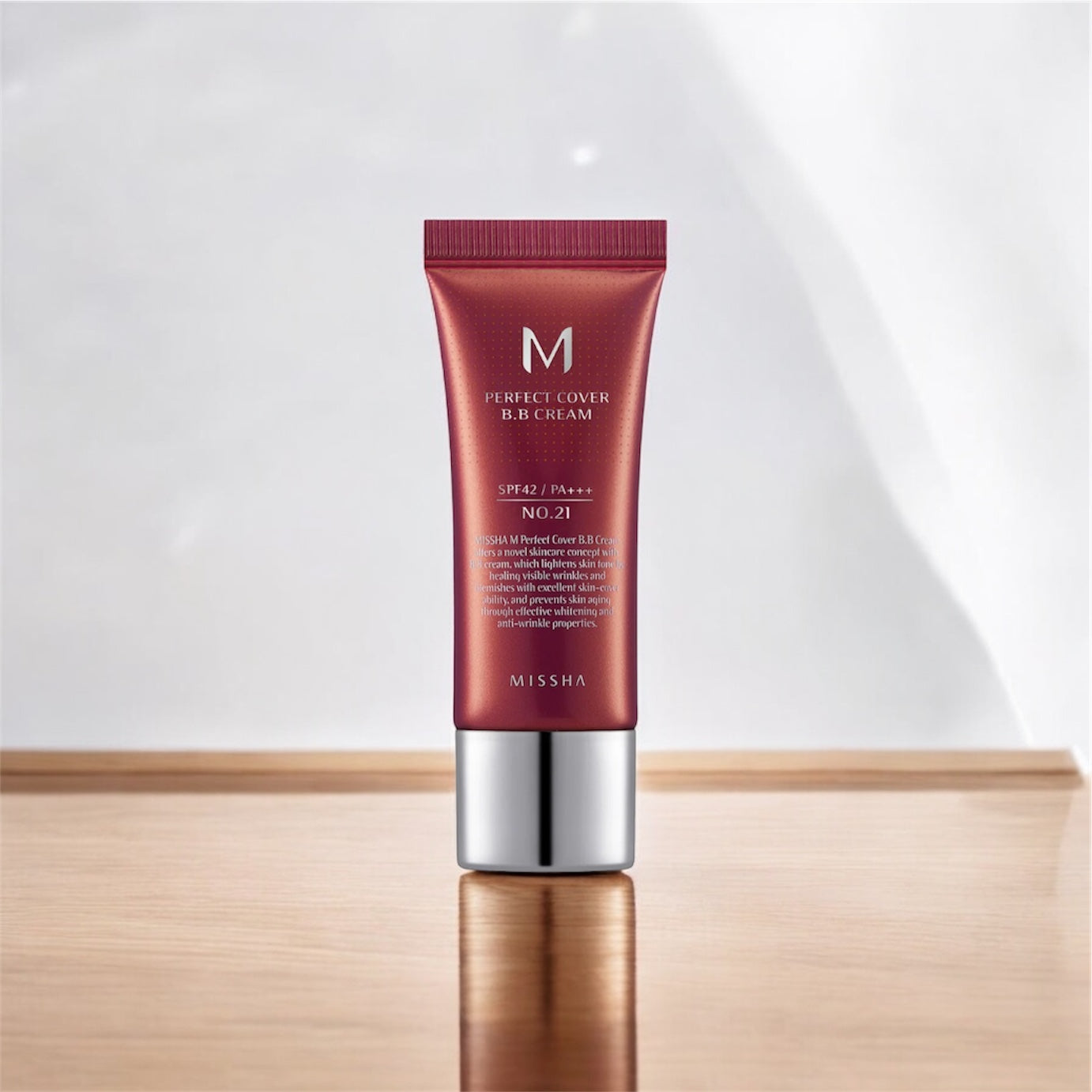 Missha - M Pefect Covering BB Cream No.21 Light Beige 50ml SPF 42 PA+++