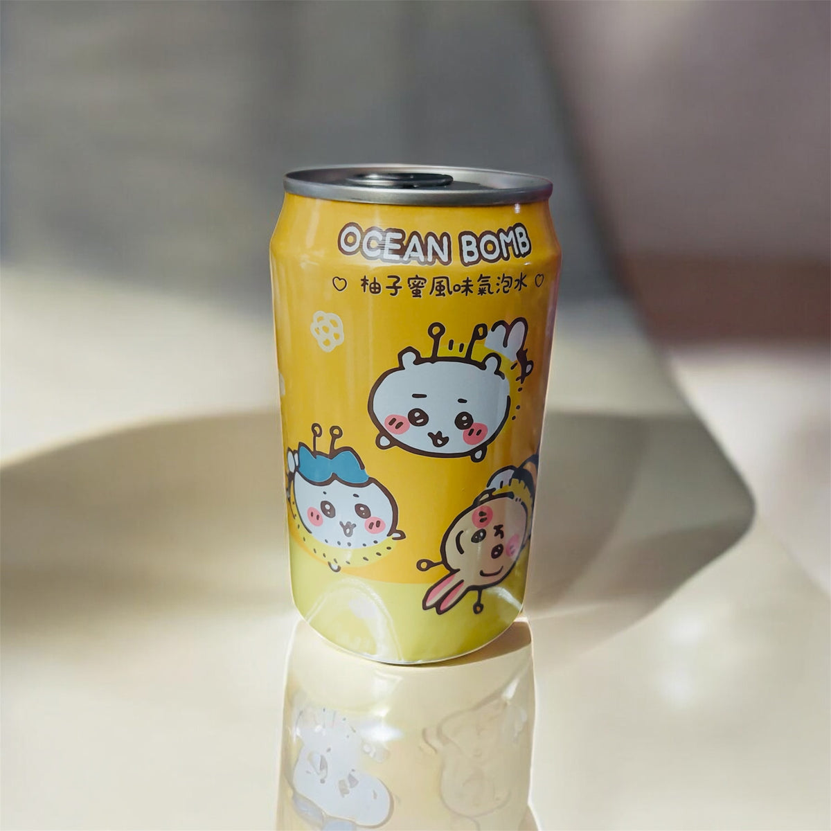 Ocean Bomb Momonga&Chiikawa - Sparkling Water Honey Pomelo Flavor