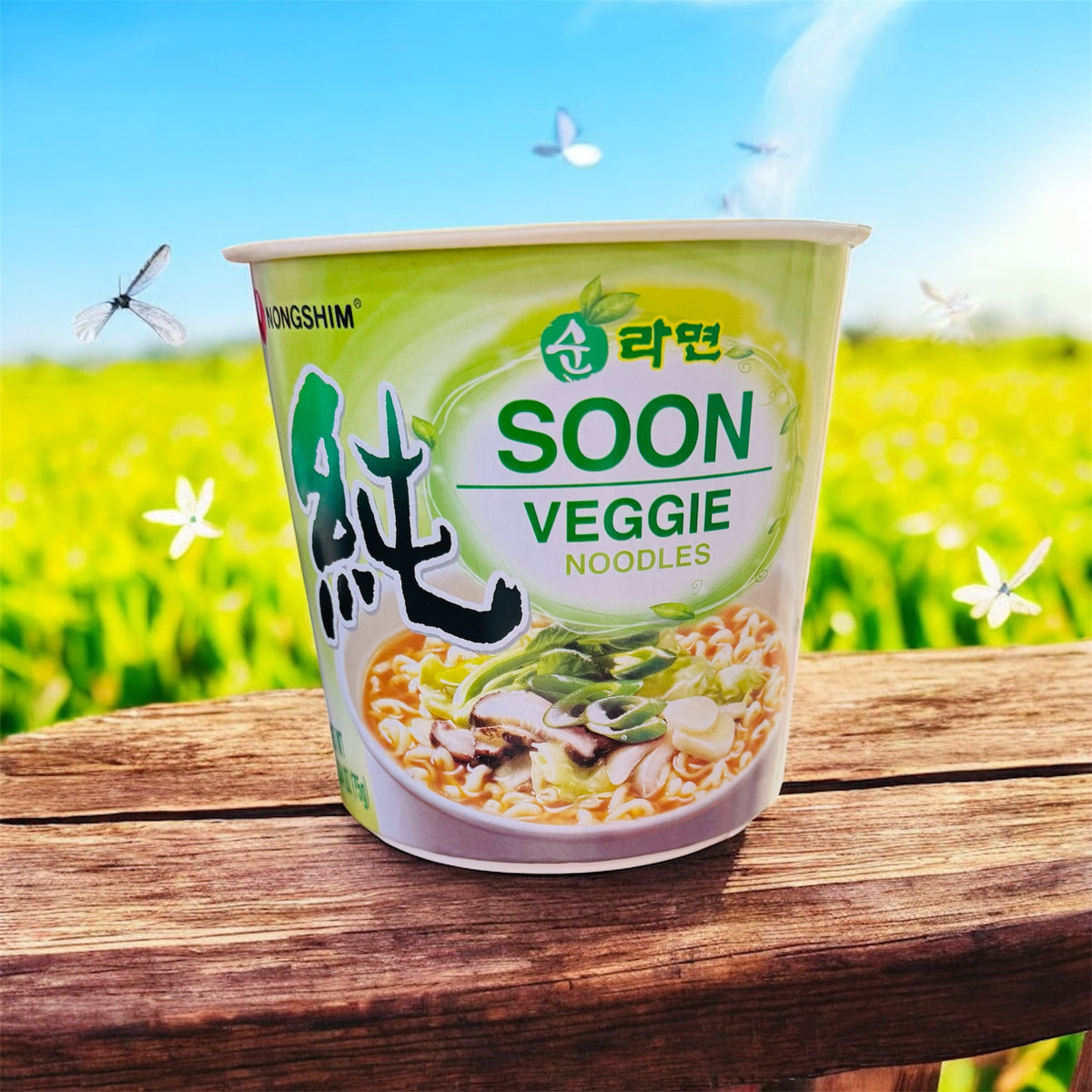 Soon Veggie Cup Ramen (medio picante) - Vegano