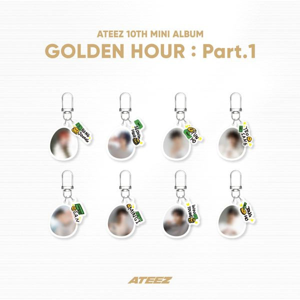 ATEEZ - Official MD [Golden Hour: Part.1] (RANDOM ACRYLIC KEYRING)