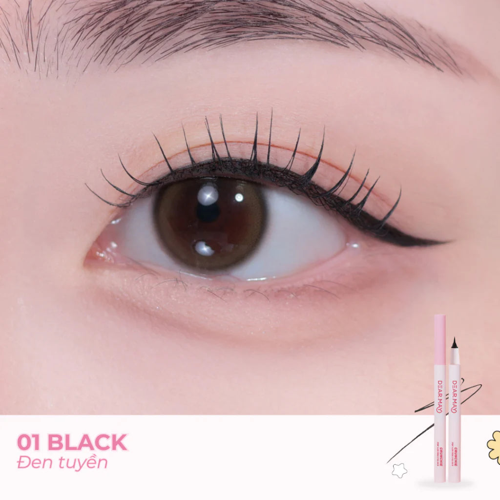 DEARMAY - Crunchie Pop Slim Pen Eyeliner 01 Black