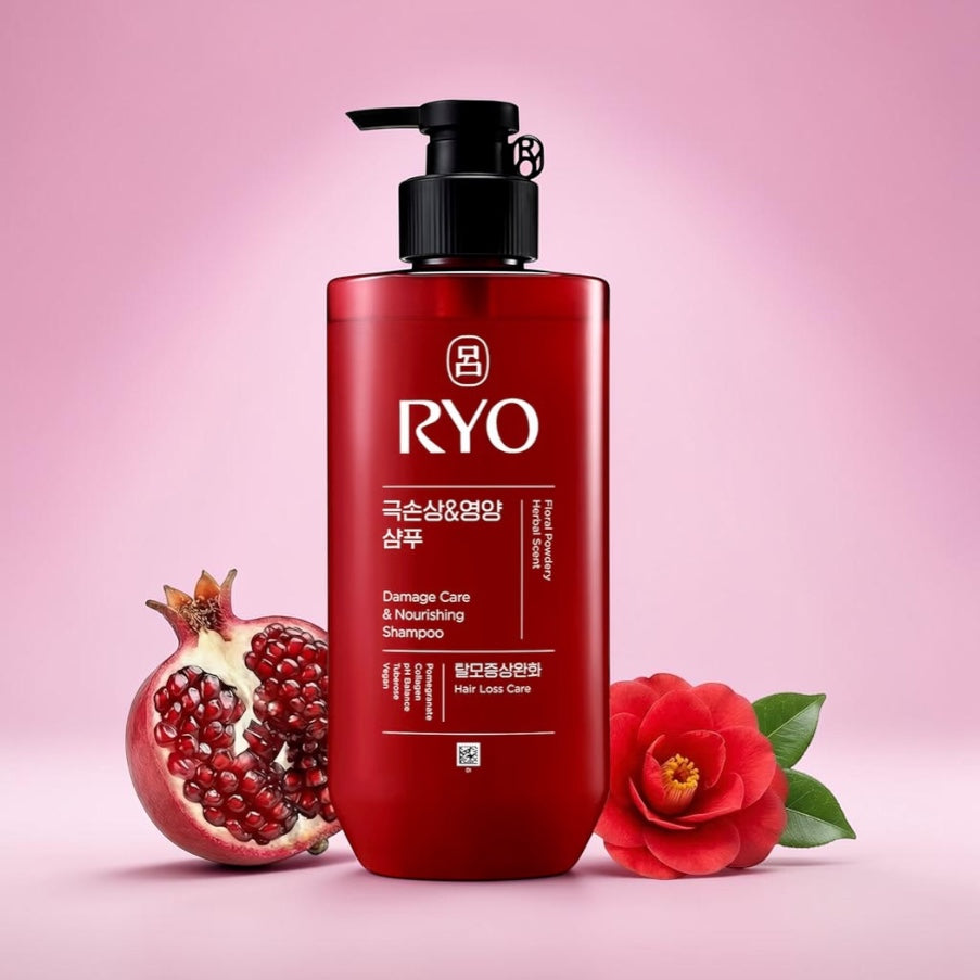 Ryo - Damage & Care Nourishing Shampoo 480ml