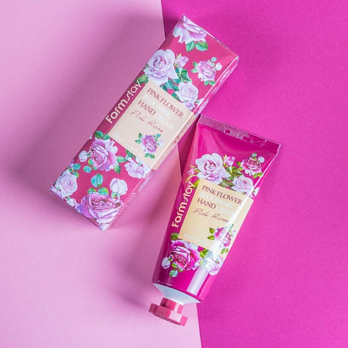 Farm Stay - Pink Flower Blooming Hand Cream Pink Rose