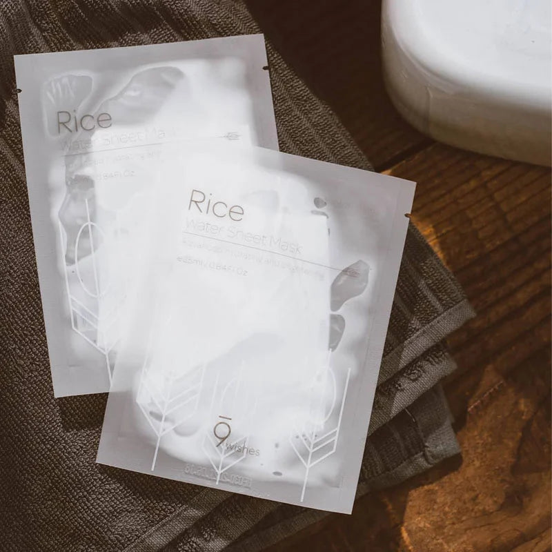 9Wishes - Rice Water Sheet Mask (unidad)