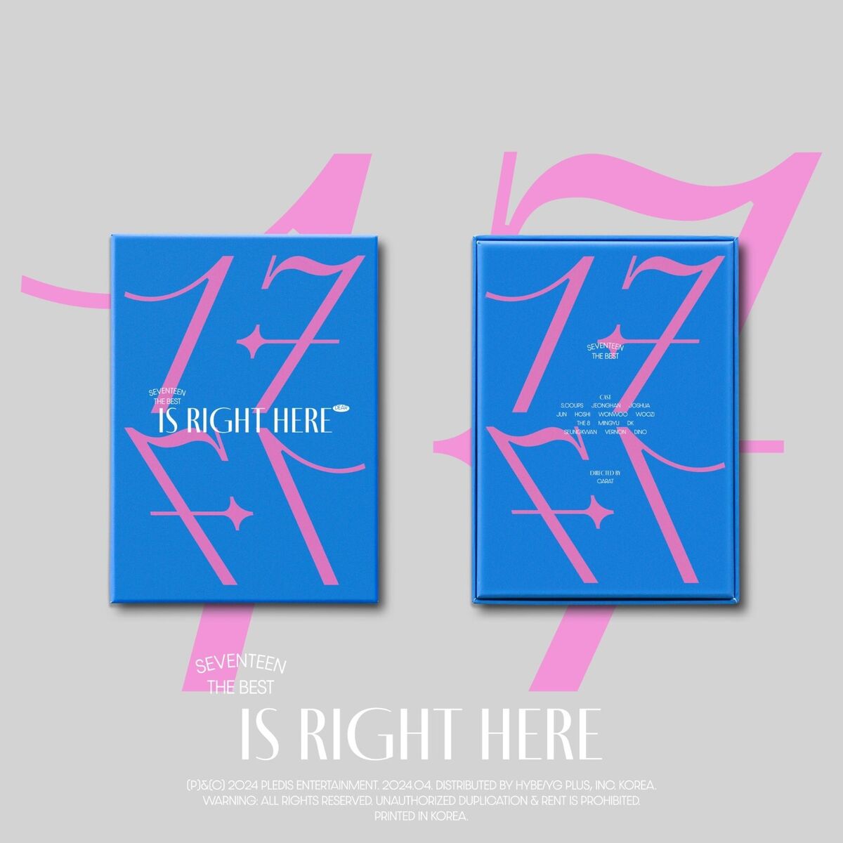 SEVENTEEN - BEST ALBUM [17 IS RIGHT HERE] (Dear Ver.) (13 TYPE Random)