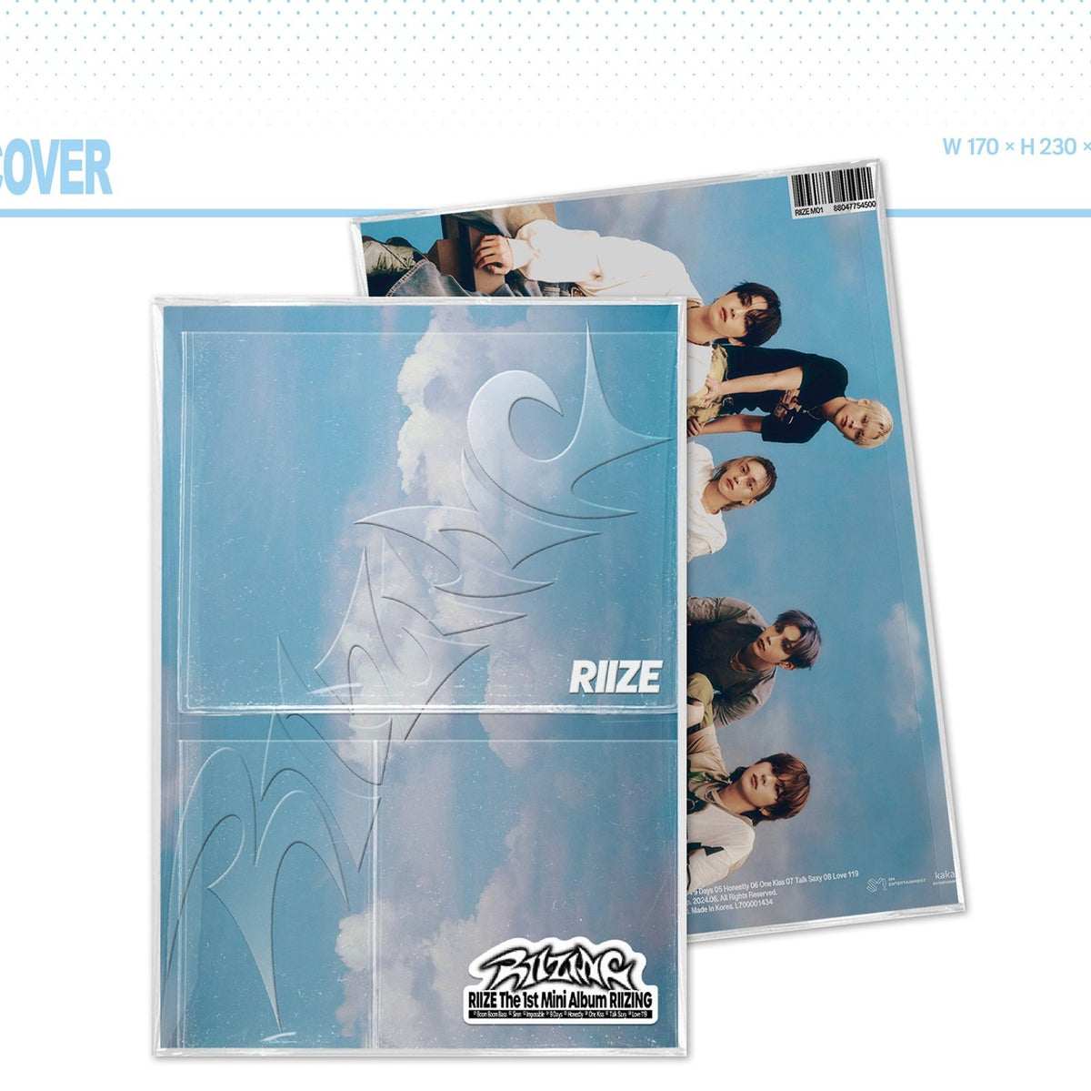 RIIZE - 1st Mini Album [RIIZING] (Collect Book Ver.)