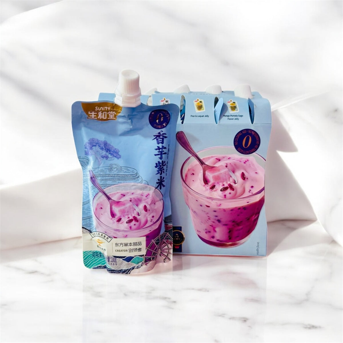 Sunity - Herbal Jelly Purple Taro&Rice Flavor (Pack)