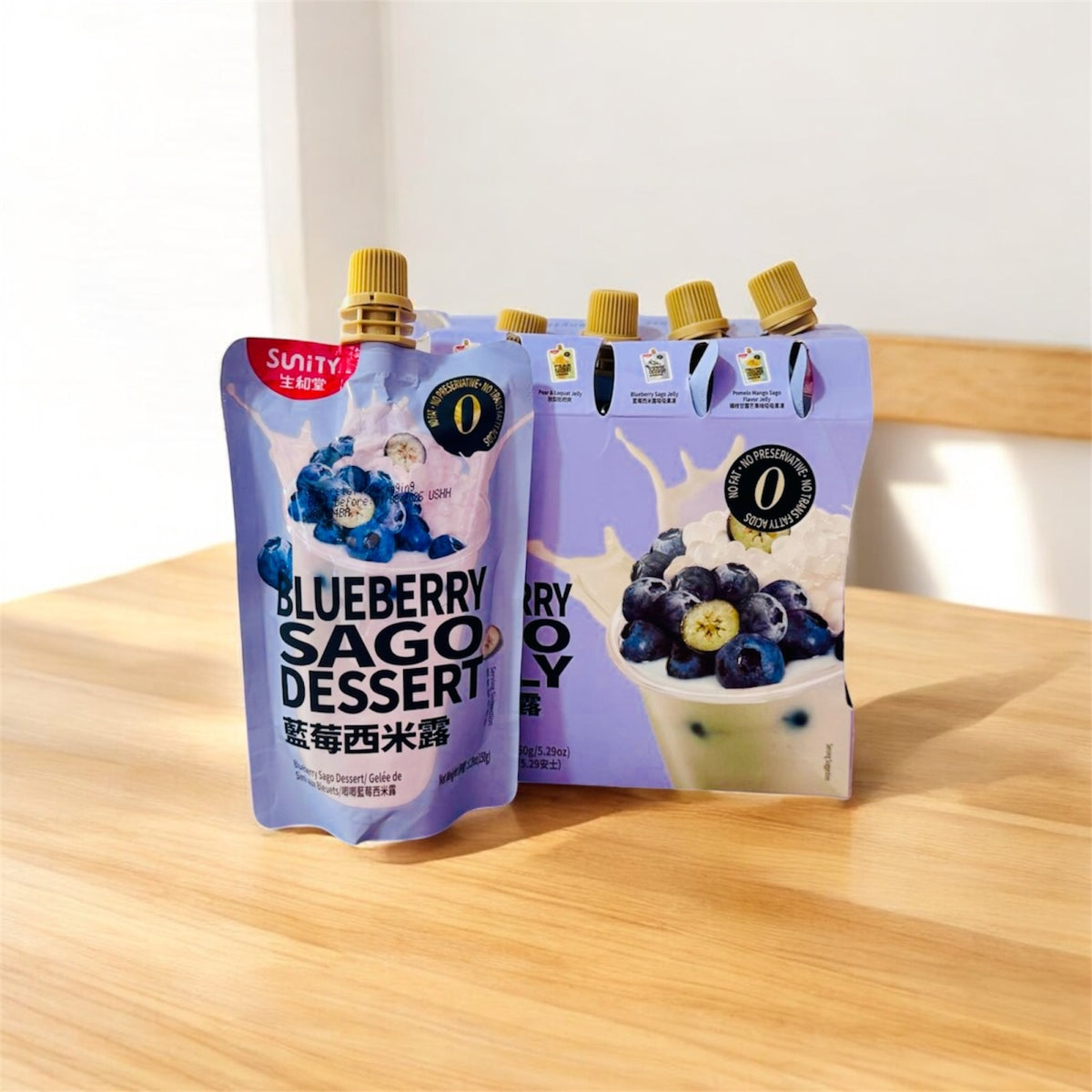 Sunity - Herbal Jelly Blueberry Sago Flavor (Pack)