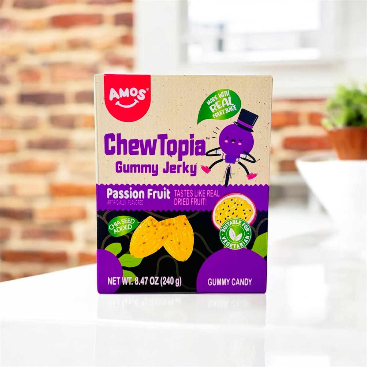 Amos - Chewtopia (passion fruit) Box