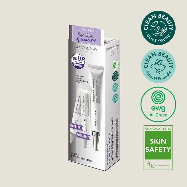 Mary&May - Tranexamic Acid+ Glutathion Eye Cream (Special Set)