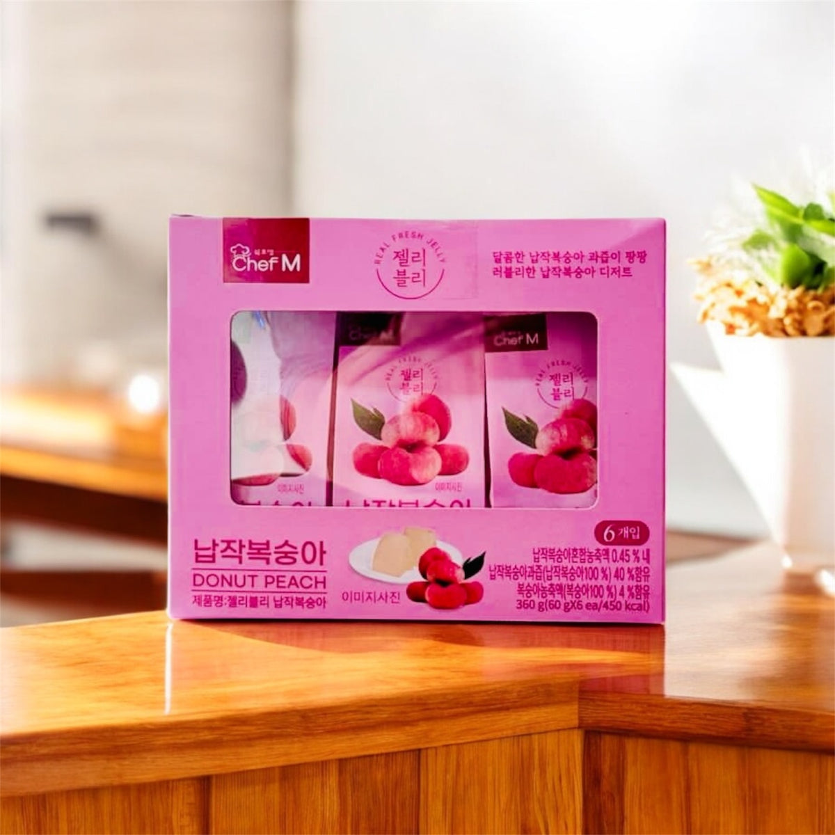 Chef M - Jellyvely Donut Pesch Flavor Jelly (box)