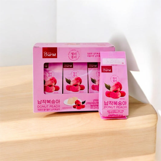 Chef M - Jellyvely Donut Peach Flavor Jelly (unidad)