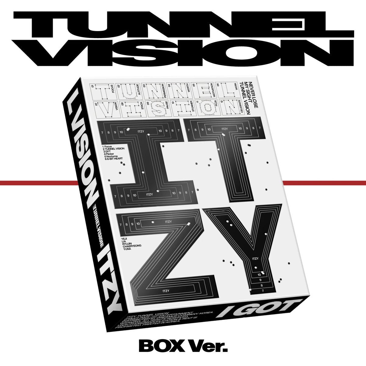 ITZY - [TUNNEL VISION] (Box Ver.)