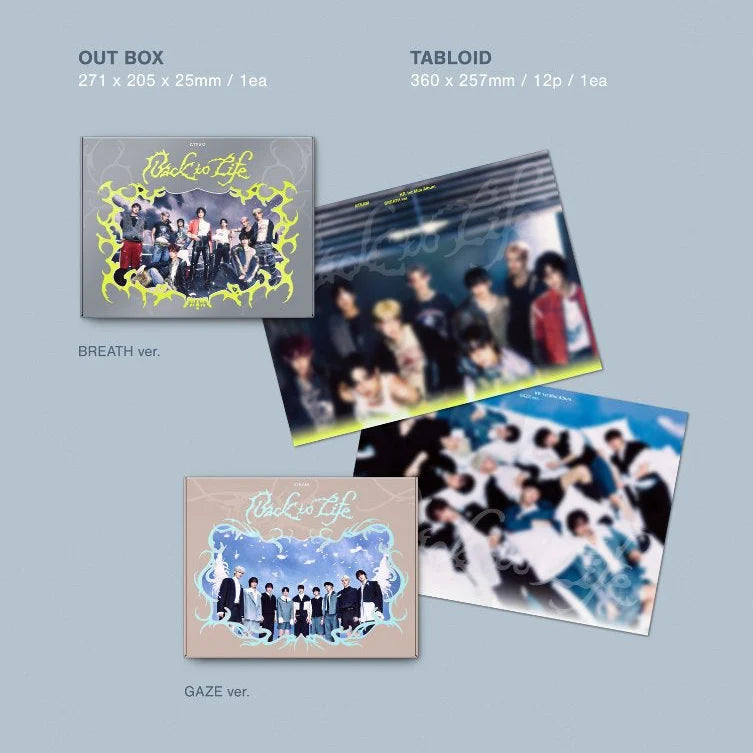 &TEAM - 1st Mini Album 'Back to Life' (2 TYPES Random) (GAZE VER.)