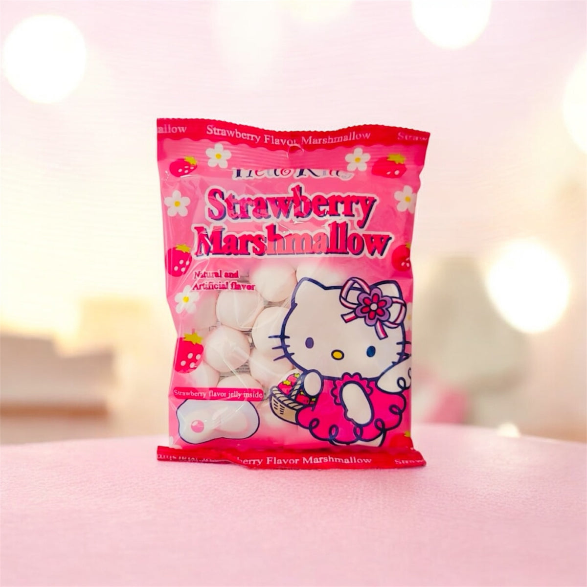 Hello Kitty Marshmallow Strawberry 🍓