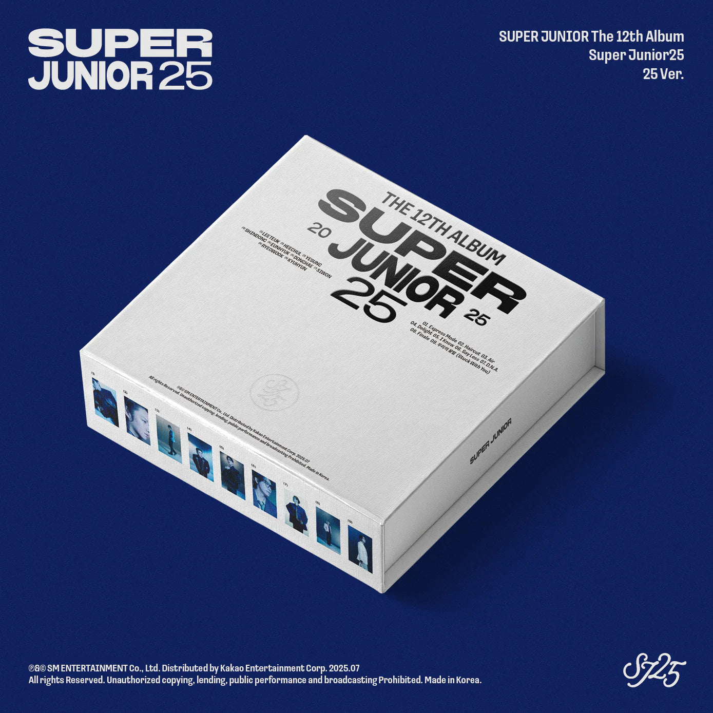 SUPER JUNIOR - 12th Full Album [Super Junior25] (25 ver.)