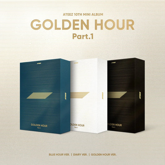 ATEEZ - 10TH MINI ALBUM [GOLDEN HOUR : Part.1 (Random Ver.)