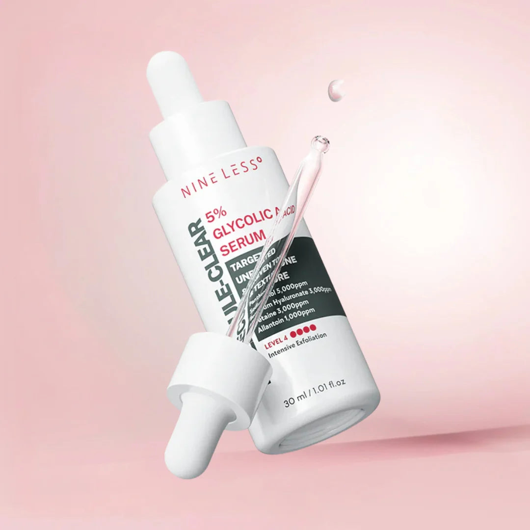 NINE LESS - Molecule-Clear 5% Glycolic Acid Serum 30ml