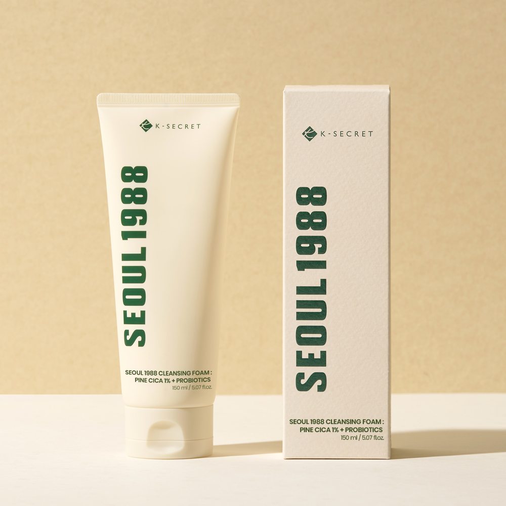 KSECRET - SEOUL 1988 Cleansing Foam : Pine Cica 1% + Probiotics 150ml