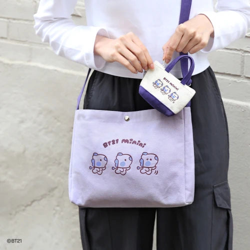 BTS - BT21 minini CANVAS CROSS BAG MANG