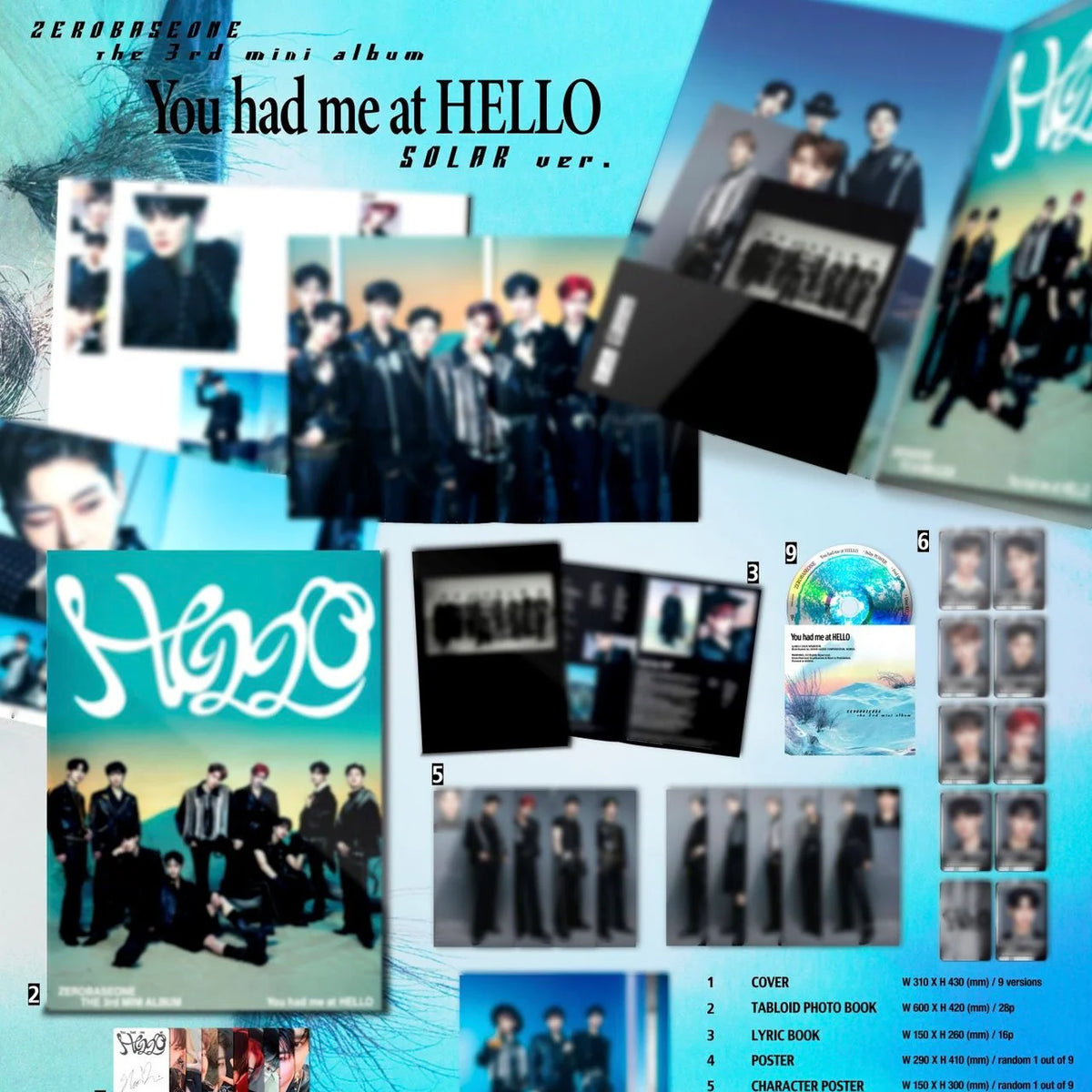 ZEROBASEONE - 3RD MINI ALBUM [You had me at HELLO] (Random Ver.)