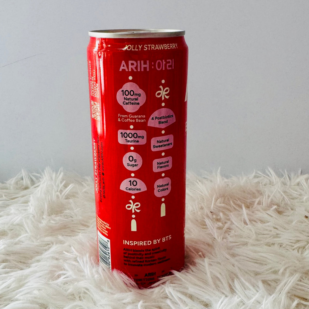 아리 Arih - Postbiotic Energy Drink Jolly Strawberry 🍓