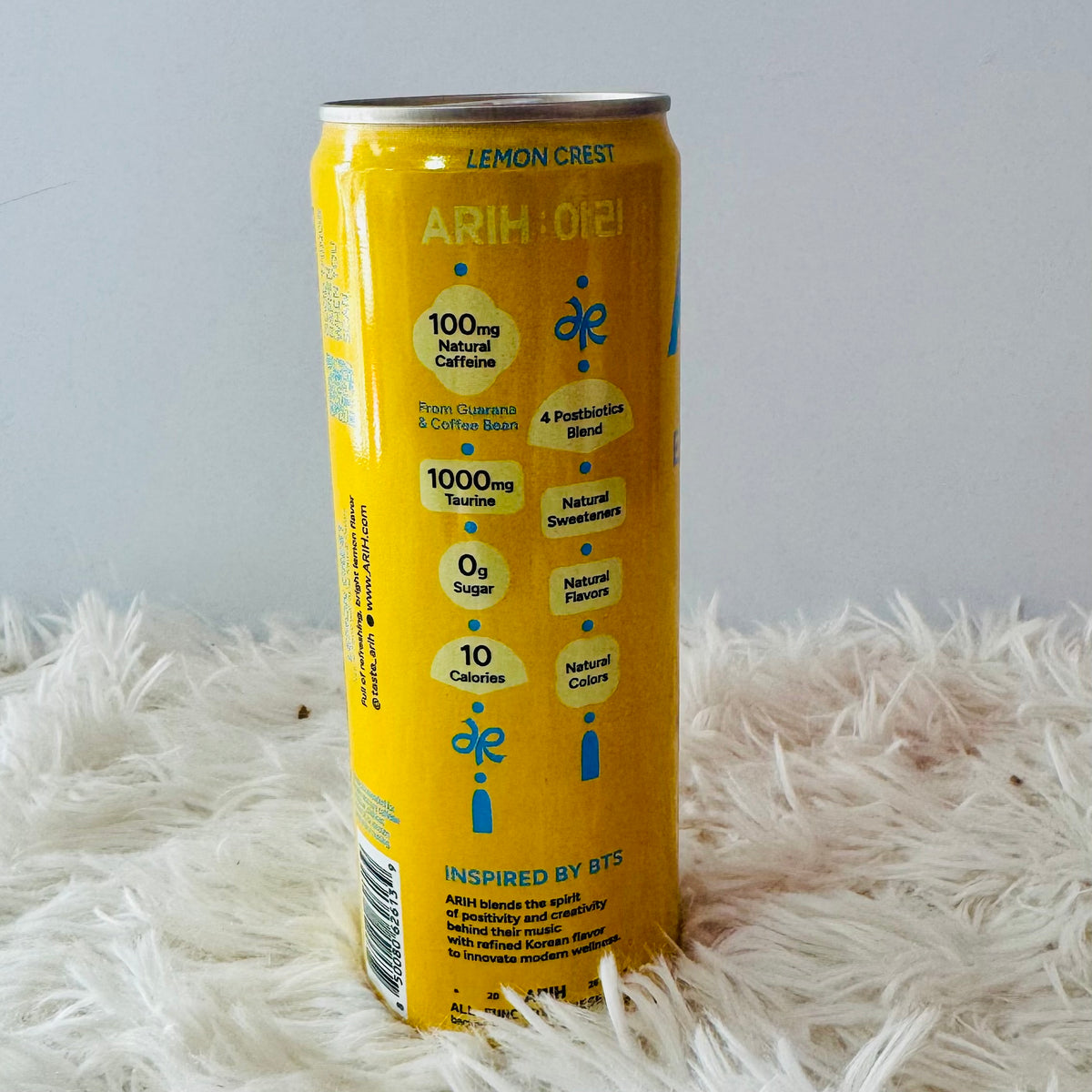 아리 Arih - Postbiotic Energy Drink Lemon Crest 🍋