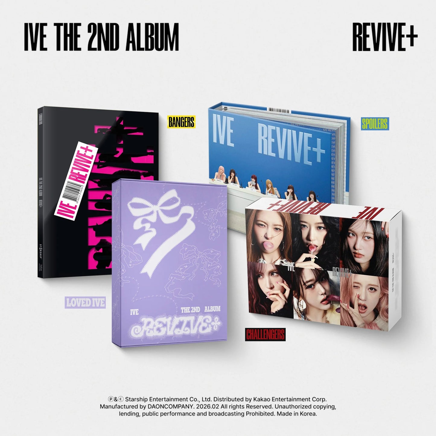 IVE - THE 2ND ALBUM [REVIVE+] (LOVED IVE ver.) (Limited Ver.) (2 TYPES Random Ver.)