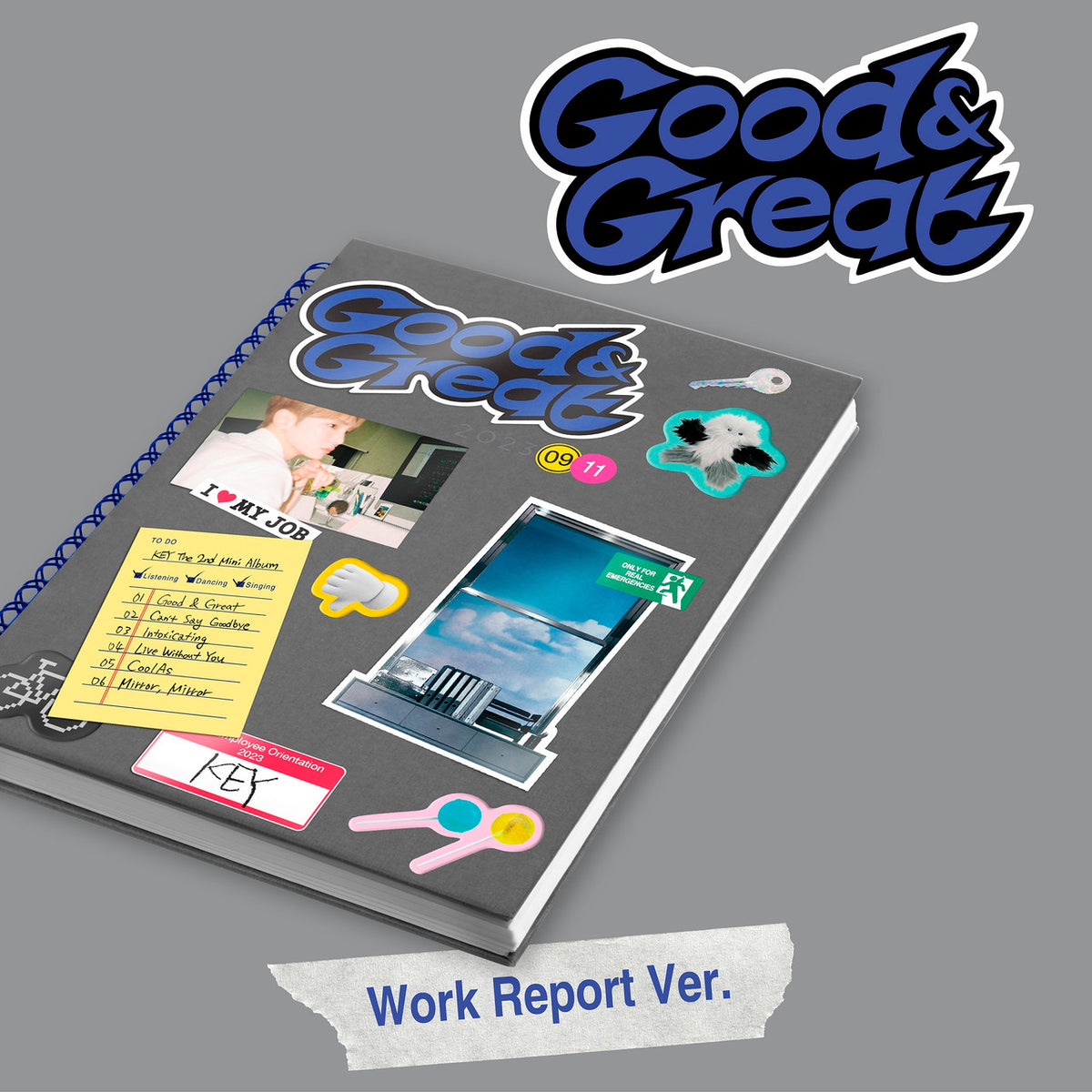KEY - 2ND MINI ALBUM [Good & Great] (Work Report Ver.)