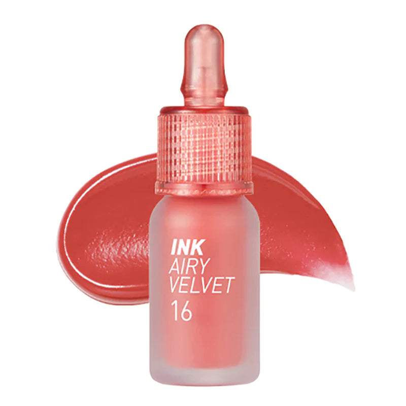 Peripera - Ink Airy Velvet #016 FAVORITE ORANGE PINK