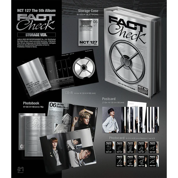 NCT 127 - 5TH ALBUM [Fact Check] (Storage Ver.)