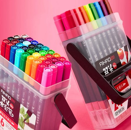 Dual Brush Watrecolor Pen Set 24 colors