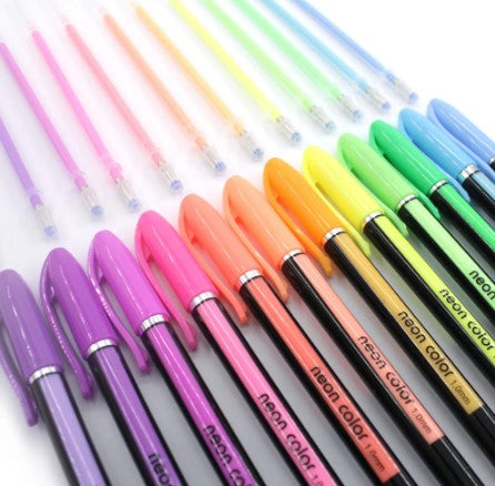 Neon Gel Color Pen Set 48