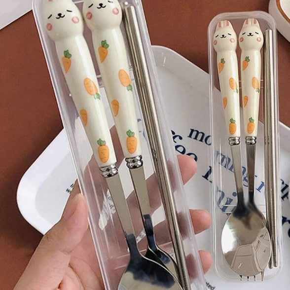 Chopstick Bunny Set