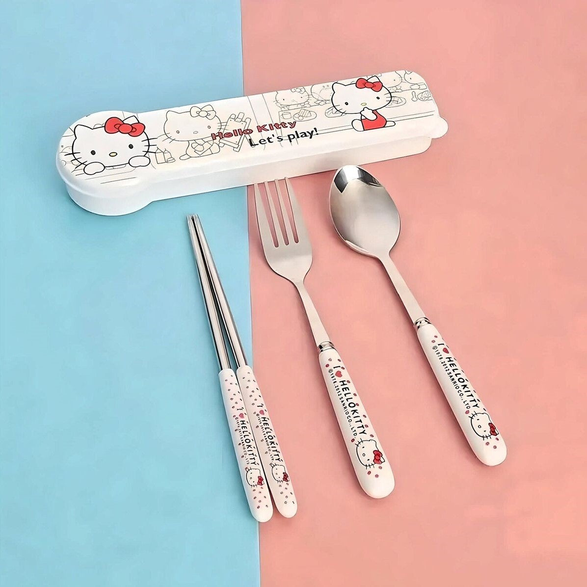 Hello Kitty Chopsticks Set