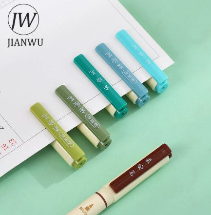Jianwu - Soft Pen Set 3 color (green shade)