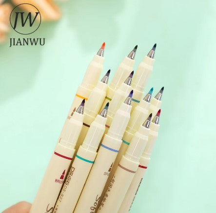 Jianwu - Soft Pen Set 3 color (blue shade)