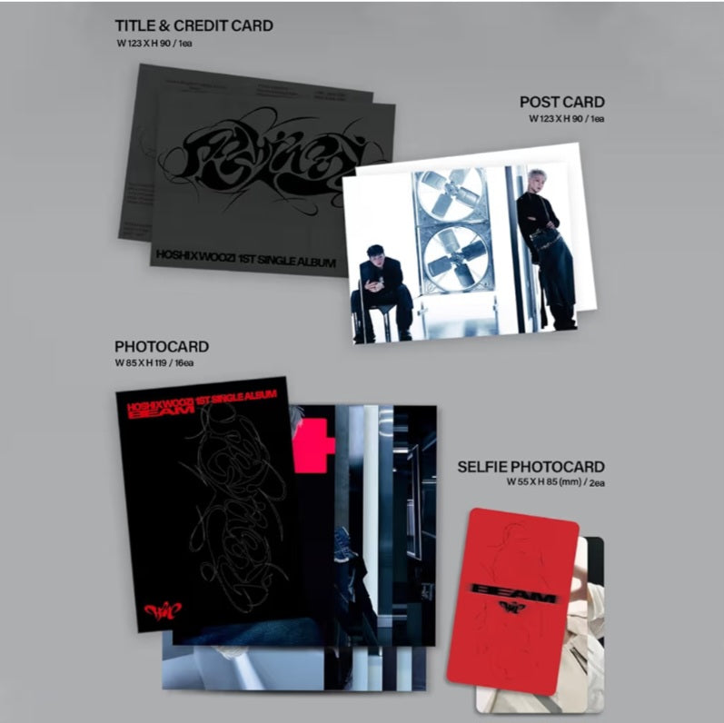 Hoshi X Woozi- 1st Single Album 'Beam' Kit Ver.