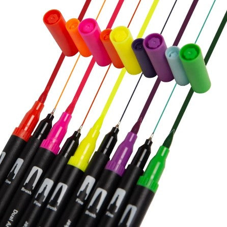 Dual Tip Brush Pen 36 watercolors