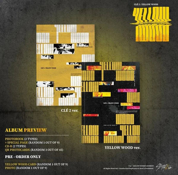 Stray Kids - Special Album [Clé 2 : Yellow Wood] (Normal Edition) (Random Ver.)