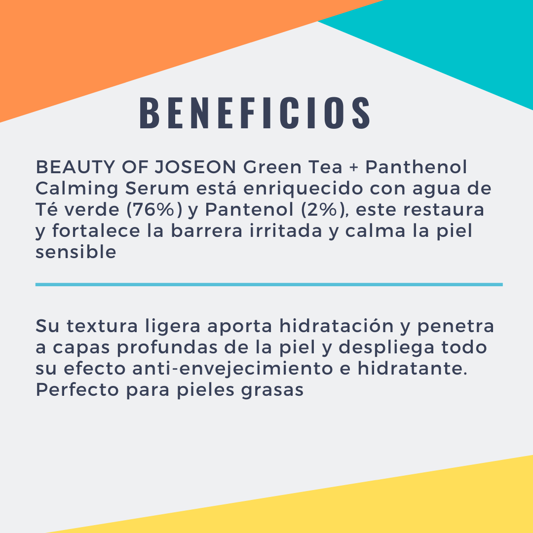 Beauty of Joseon - Calming Serum [Green Tea + Panthenol] 30ml