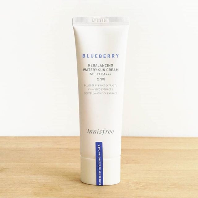 Innisfree - Blueberry Rebalancing Watery Sun Cream 40mL