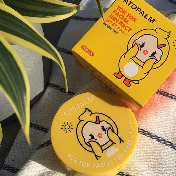 ATOPALM - TOK TOK Facial Sun Pact SPF43 PA+++ 15g