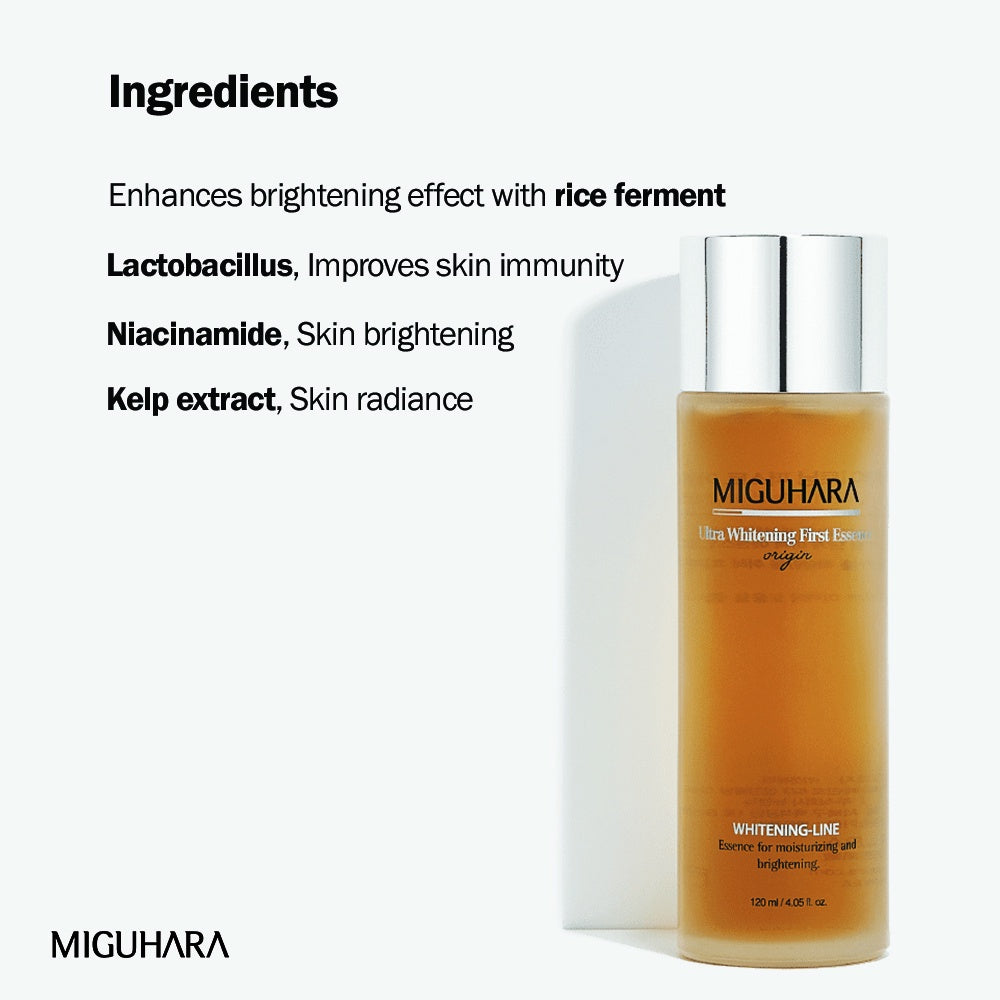 Miguhara - Ultra Whitening First Essence original120ml