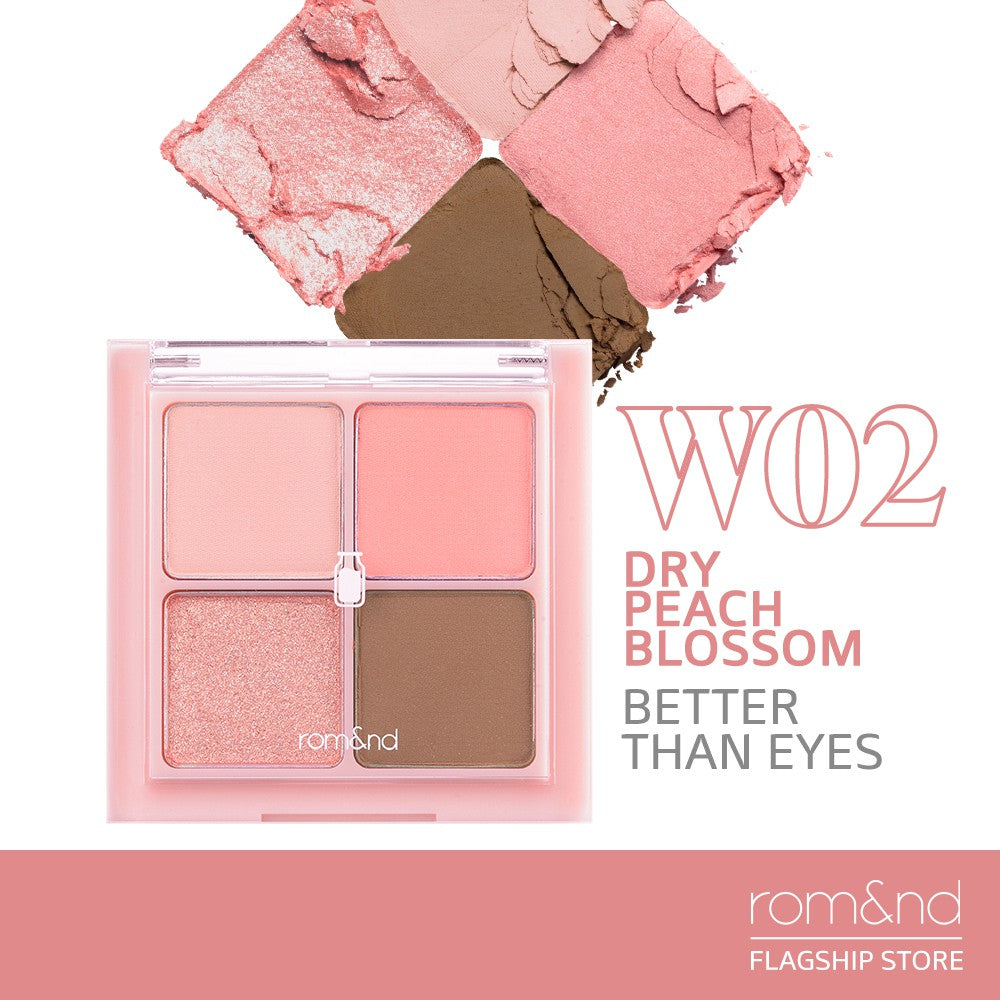 rom&nd - Better Than Eyes W02 Dry Peach Blosoom