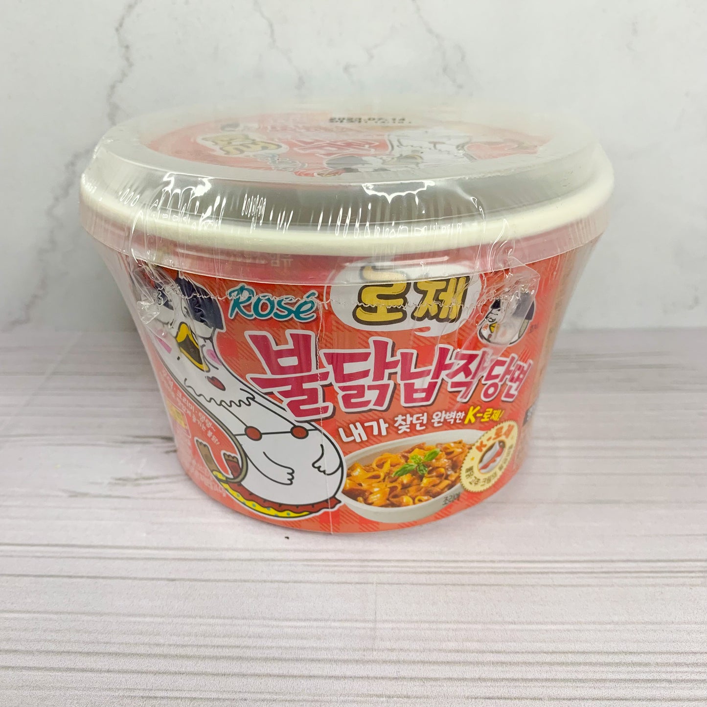 Buldak Flat Ramen Bowl Rose (picante)