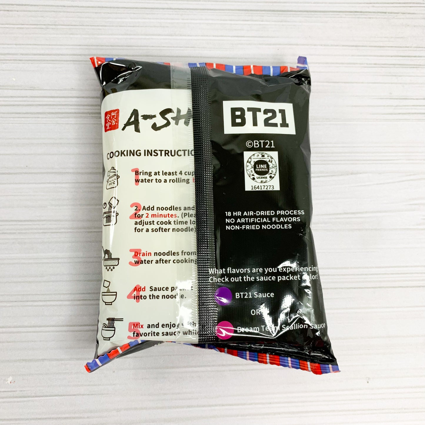 BT21 - Dry Noodles (Paquete Negro)