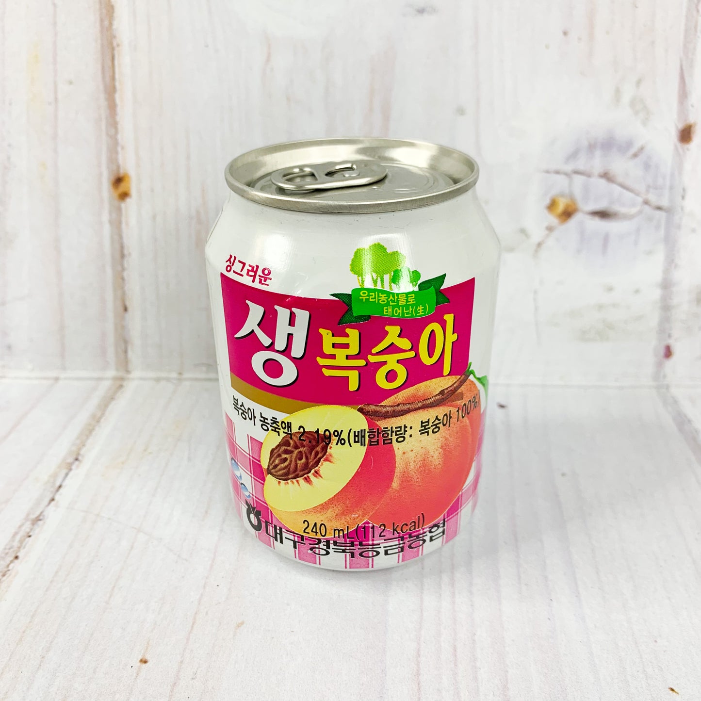 Bebida de Peach coreana