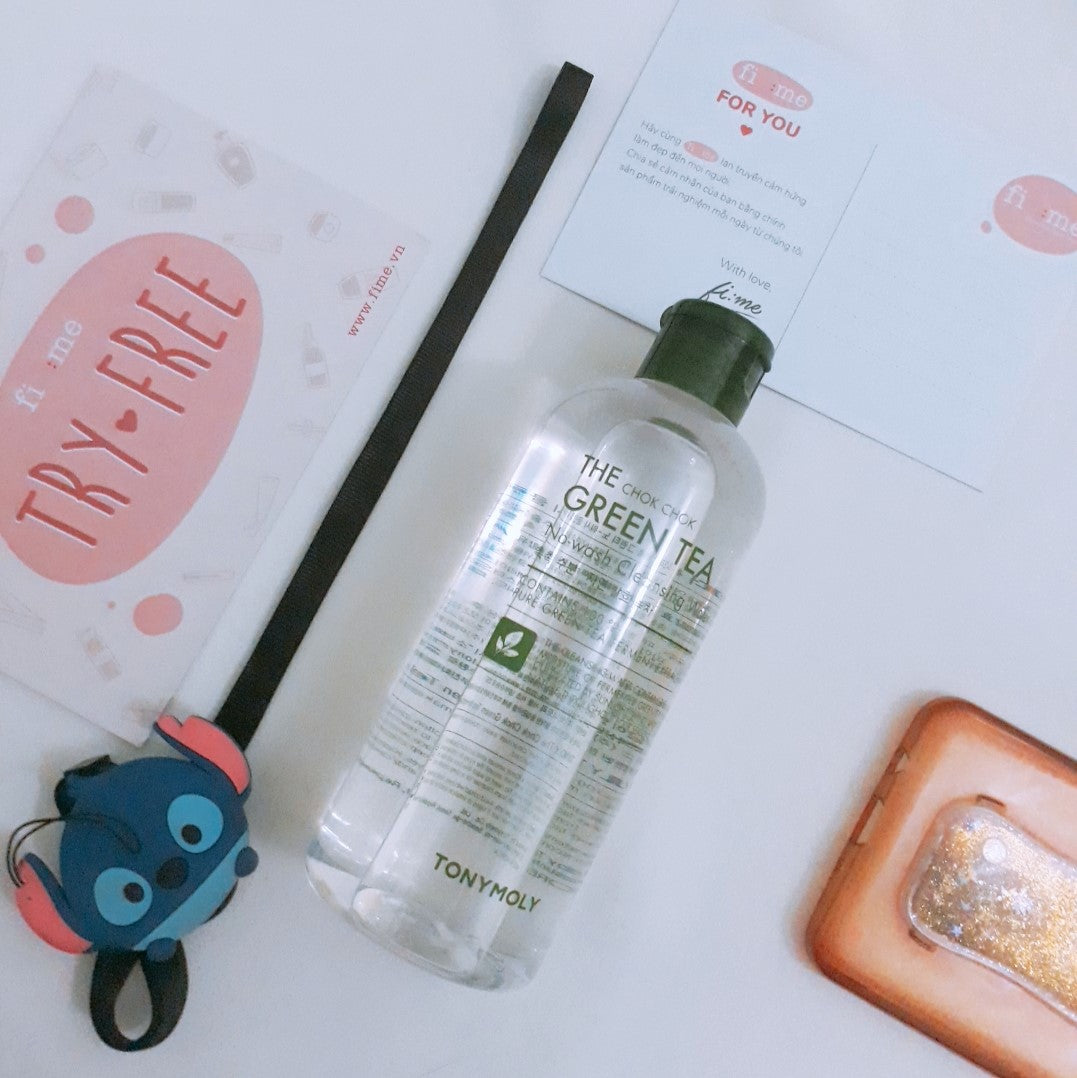 [Tonymoly] - The Chok Chok Green Tea No-wash Cleansing Water 300ml